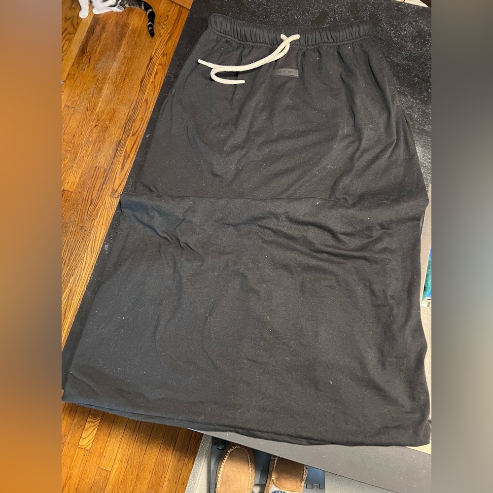 Fear of God Black Maxi Skirt Size Small